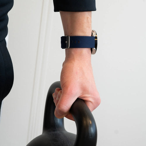 Bandz Bracelet silicone 'Deluxe' Levowatch Eve (bleu foncé)