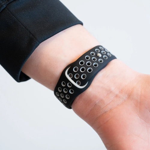 Bandz Bracelet sport 'Deluxe' Levowatch Tiny (noir/gris)