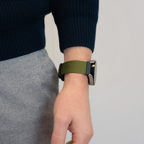Bandz Levowatch Tiny Buckled Nylon Strap (Green)
