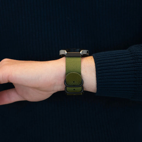 Bandz Levowatch Tiny Buckled Nylon Strap (Green)