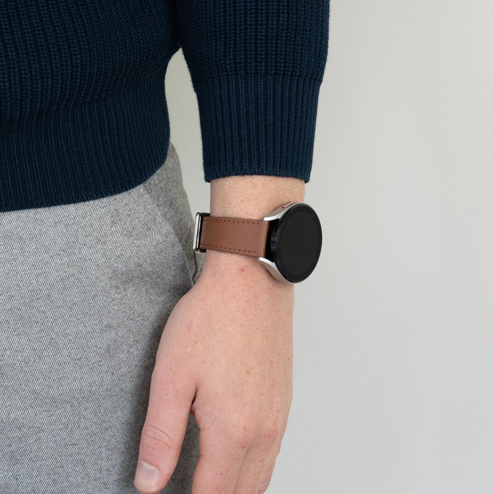 Bandz Hammer Watch 2 Leather Strap 'Deluxe' (Brown)