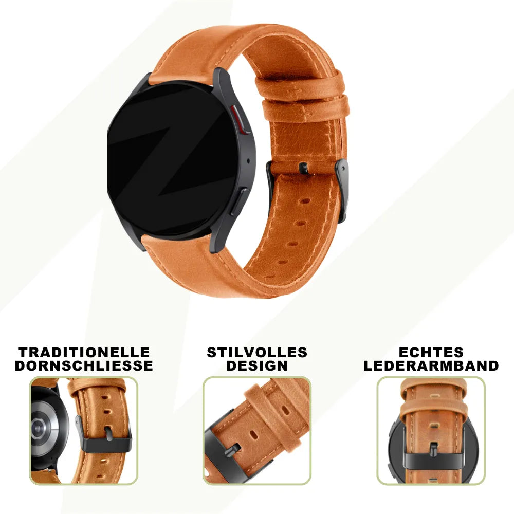 Bandz Coros Apex 42mm Leather Strap 'Classic' (Brown)