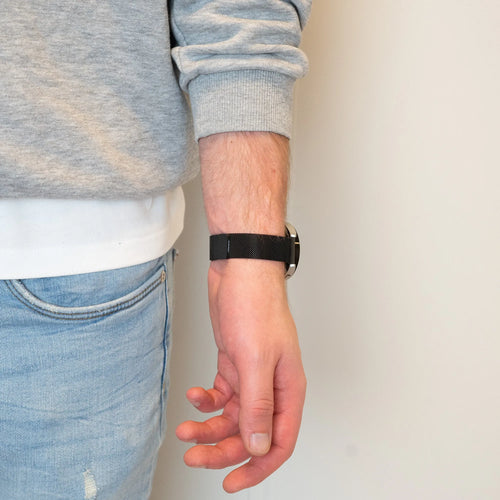 Bandz Levowatch DOITX2 Milanese Loop Strap (Black)