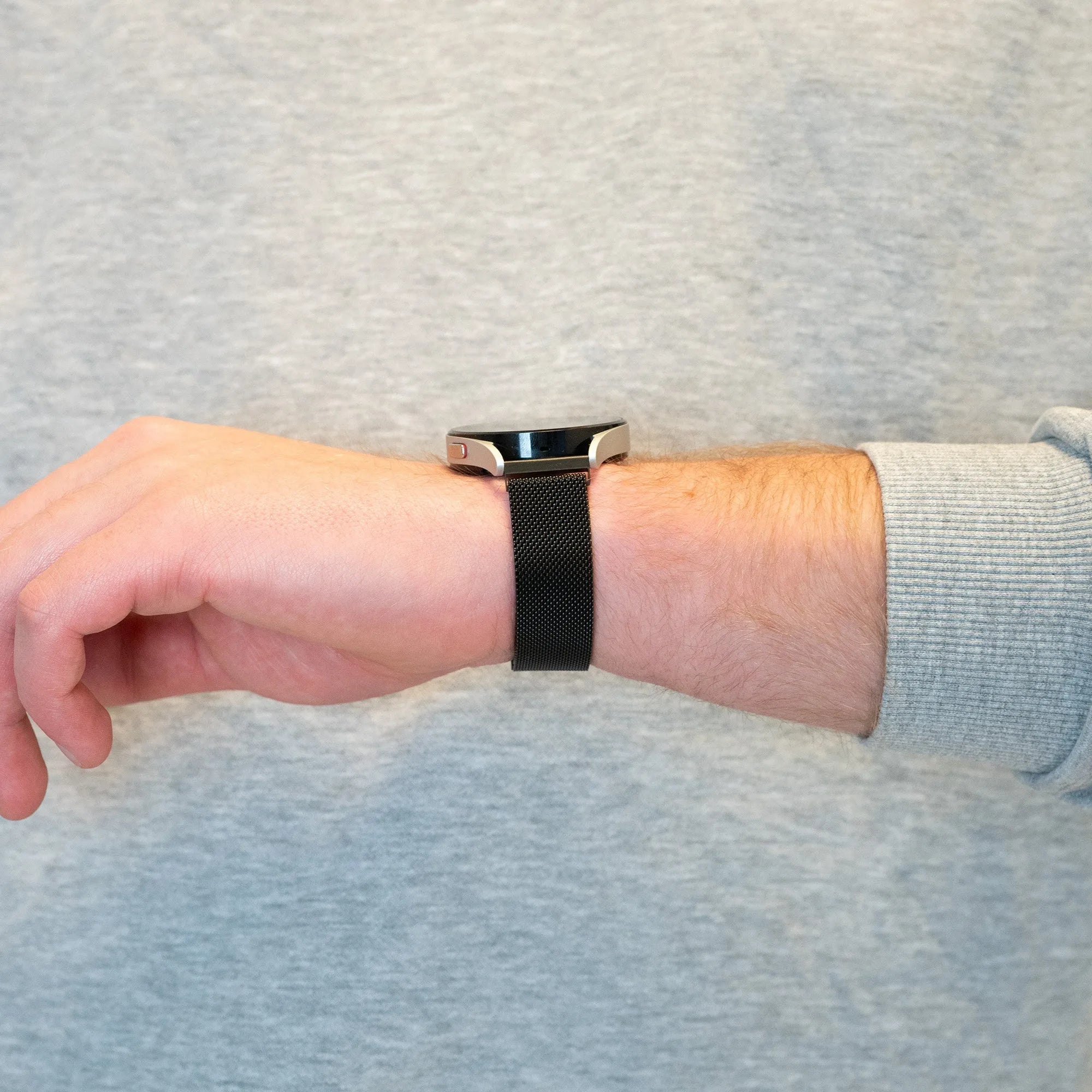 Bandz Levowatch DOITX2 Milanese Loop Strap (Black)