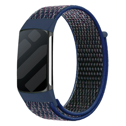 Bracelet nylon Fitbit Charge 6 (indigo bleu)