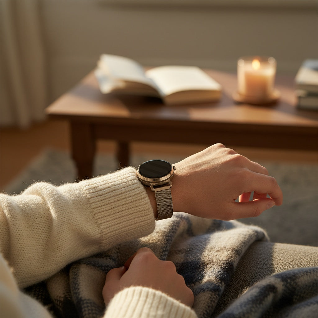 Zenwatch Lily Milanese Strap (Champagne)