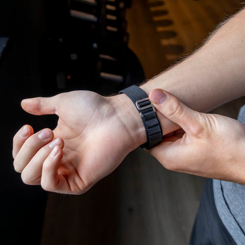 Bracelet nylon alpine Samsung Galaxy Fit 3 (noir)