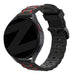 Bandz Bracelet sport à rayuresCoros Pace 3 (noir/rouge)