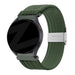 Bandz Bracelet nylon tressé Realme Watch 3 (Pro) (vert olive)
