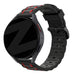 Bandz Bracelet sportif rayé Polar Vantage M (noir/rouge)