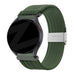 Bandz Bracelet nylon tressé Garmin Forerunner 645 (vert olive)