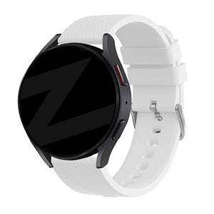 Bandz Bracelet silicone 'Deluxe' Amazfit Bip 6 (blanc)