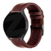 Bandz Bracelet cuir "Classic" Xiaomi Amazfit Bip (brun foncé)