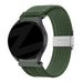 Bandz Bracelet nylon tissé Garmin Vivomove Trend (vert olive)