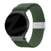 Bandz Bracelet nylon tressé Fossil Gen 5 (vert olive)