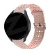 Bandz Bracelet silicone avec motif floral Samsung Galaxy Watch Active (rose)