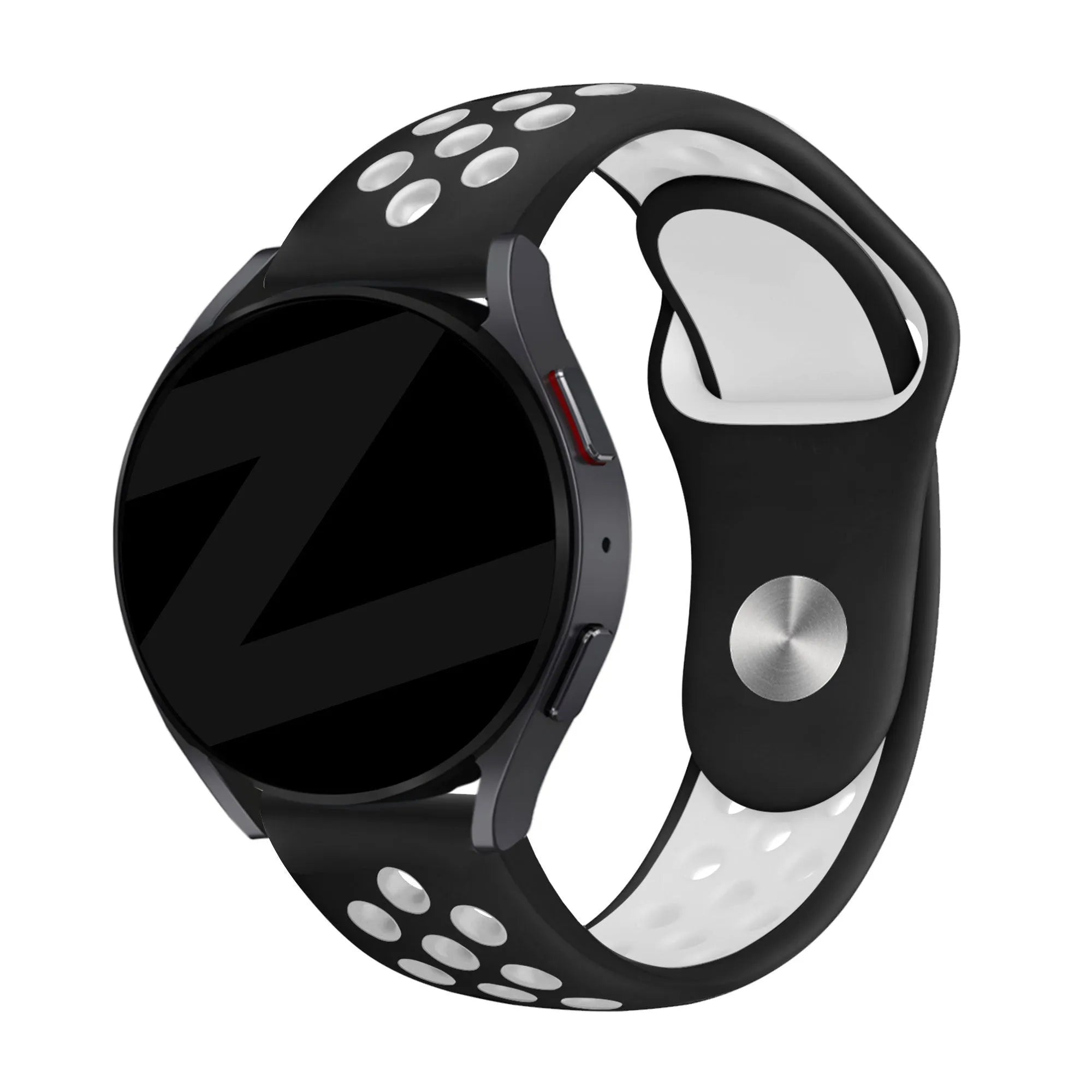 Bandz Stahlgear Luna Sport Strap 'Deluxe' (Black/White)