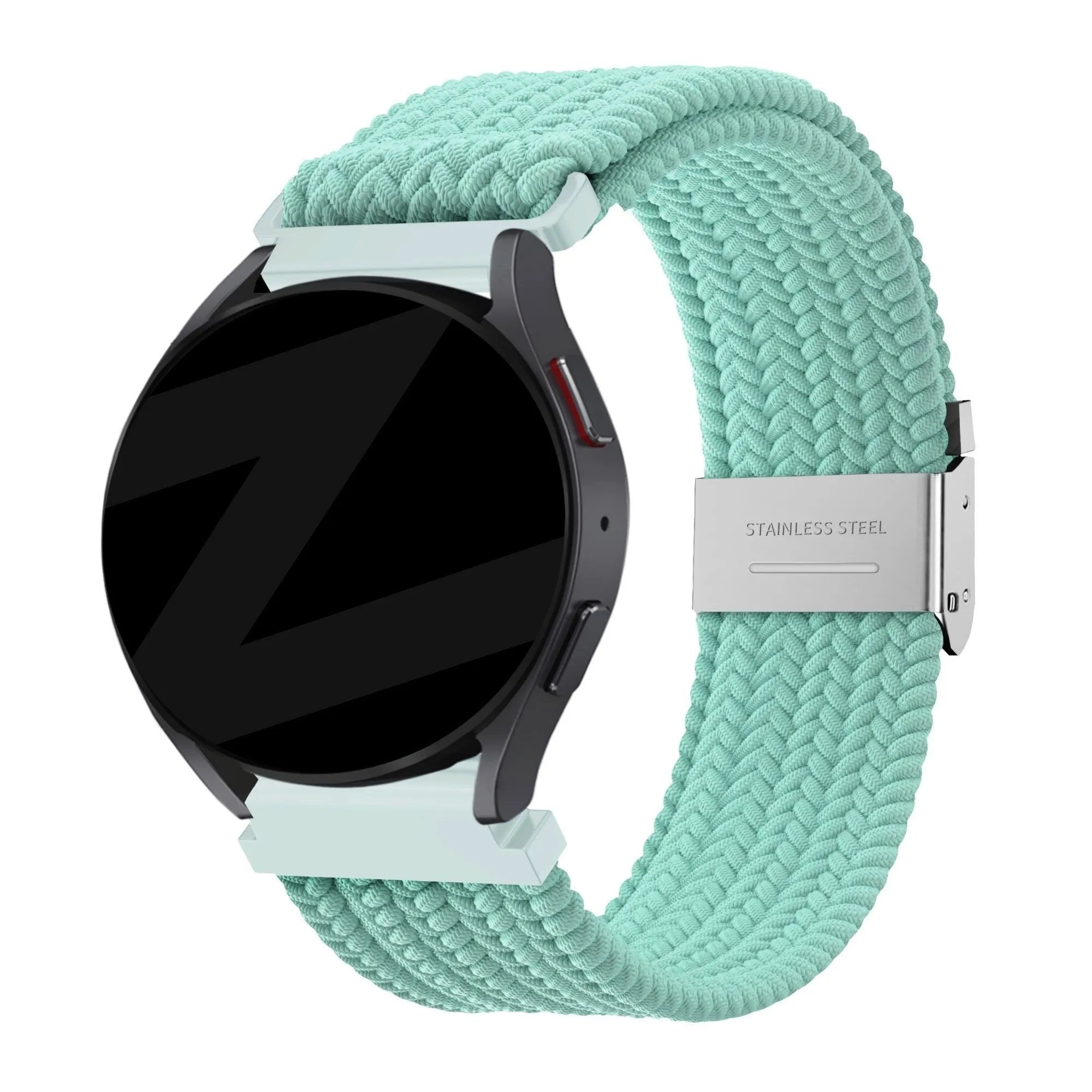 Bandz Bracelet nylon tissé Oozoo Smartwatch 20mm (turquoise)