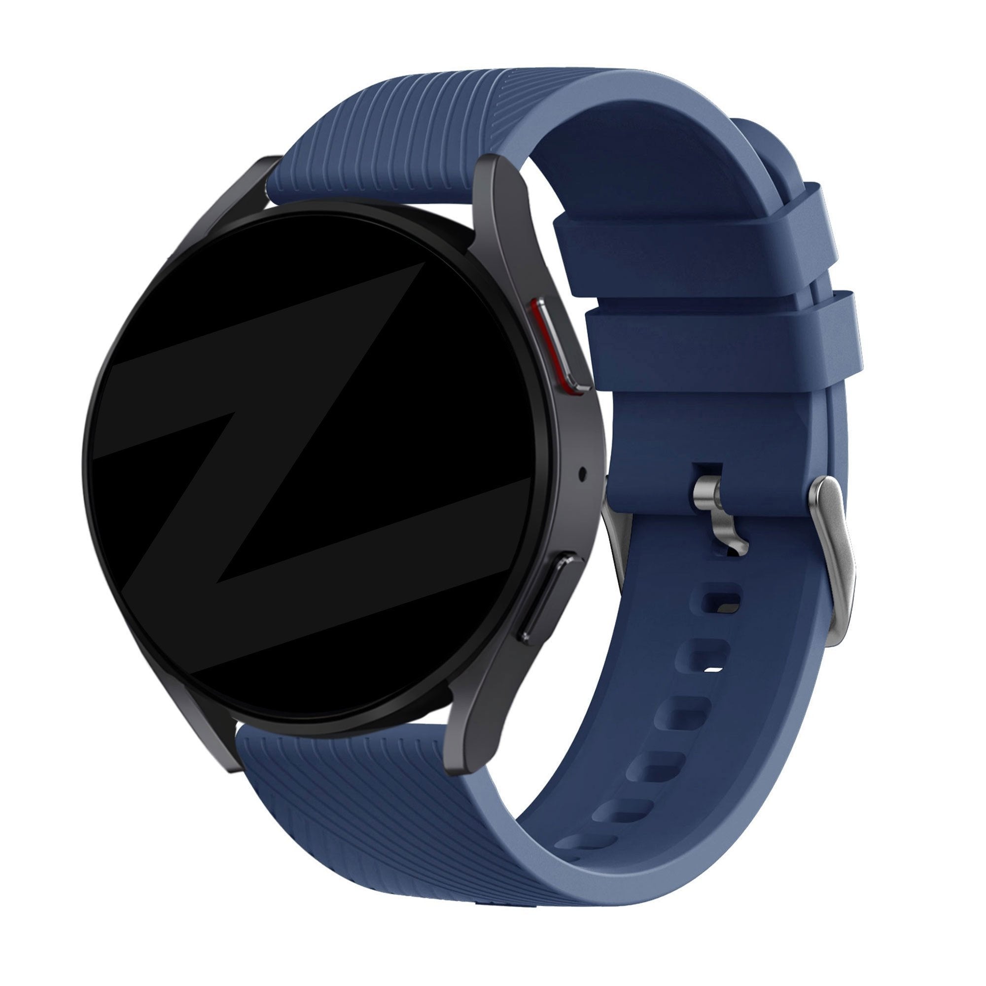 Bandz Bracelet silicone 'Deluxe' Huawei Watch GT 5 Pro 46mm (bleu foncé)