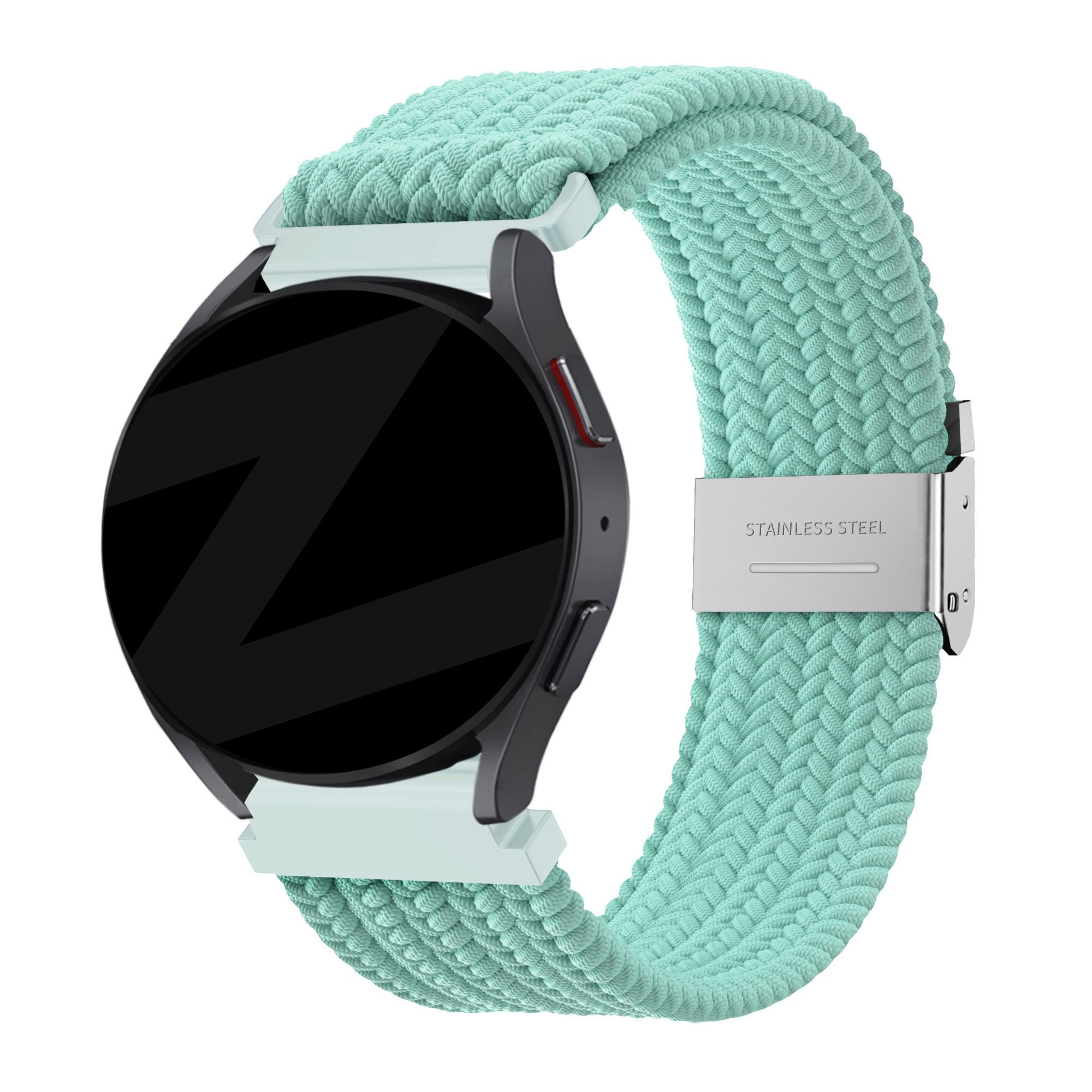 Bandz Bracelet nylon tressé Garmin Vivomove HR (turquoise)