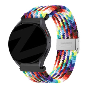 Bandz Bracelet nylon tissé Gard Pro Health Smartwatch 3 - 41mm (arc-en-ciel)