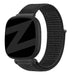 Bandz Bracelet nylon loop Fitbit Sense (noire)