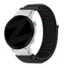 Bandz Bracelet nylon loop Garmin Fenix 5/6 (noir)