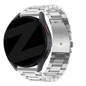 Bandz Bracelet acier 'Classic' Amazfit Active 3 Premium (argent)