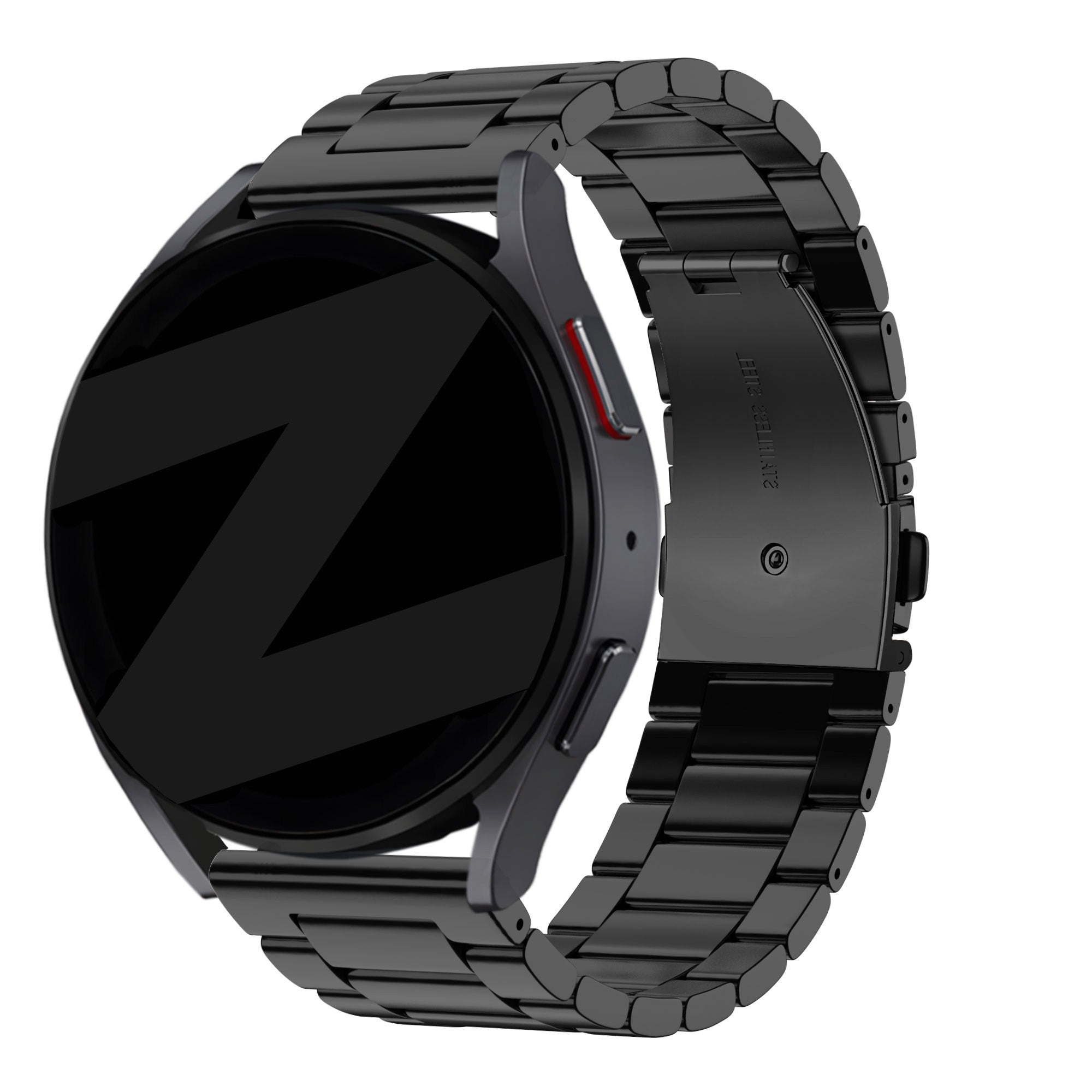 Bandz Bracelet acier 'Classic' Amazfit Active 3 Premium (noir)