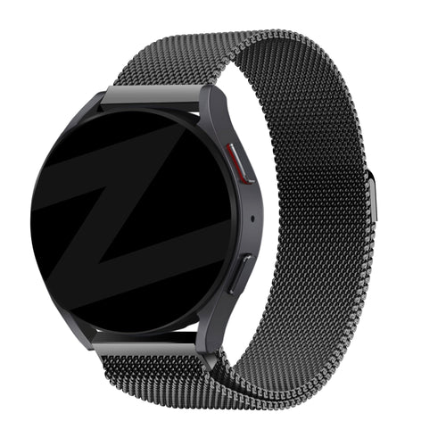 Bandz Bracelet milanais Loop Garmin Approach S42 (noir)