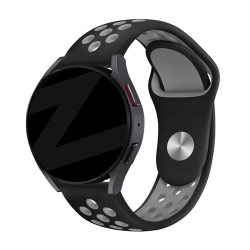 Bandz Bracelet sport 'Deluxe' Huawei Watch GT 5 Pro 46mm (noir/gris)