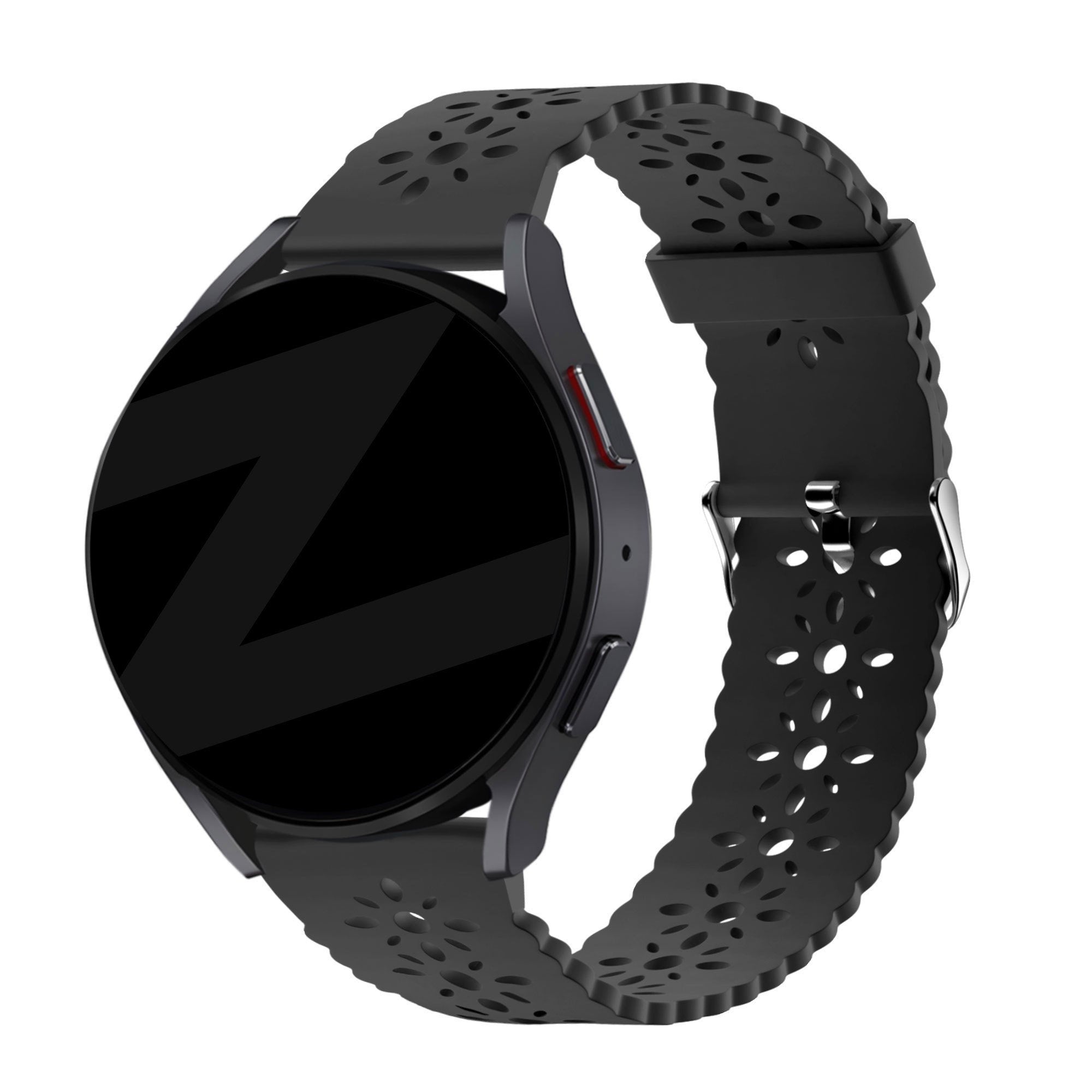 Bandz Amazfit Cheetah 2 Pro Patterned Silicone Strap (Black)