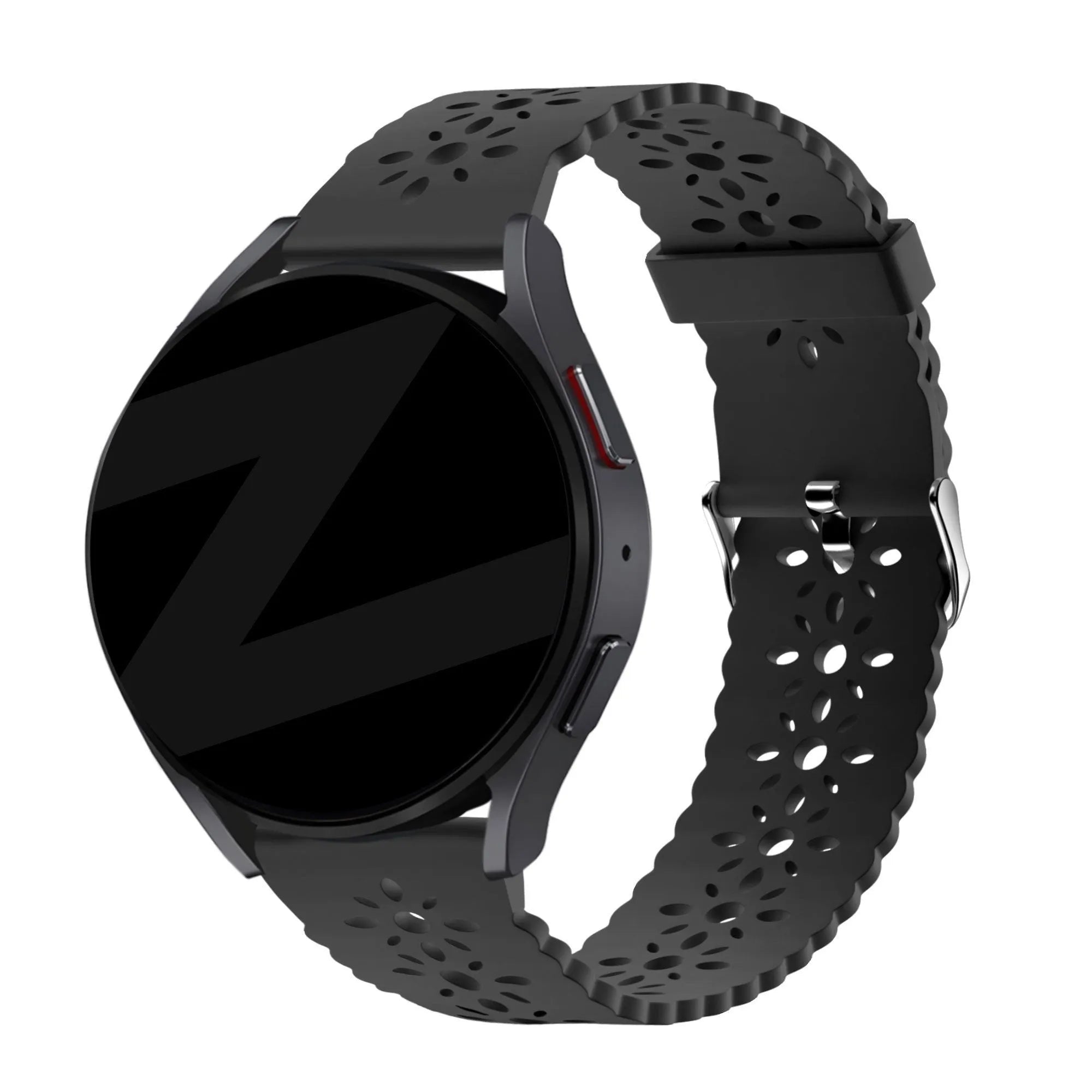 Bandz Bracelet silicone à motifs Actyve Smartwatch 20mm (noir)