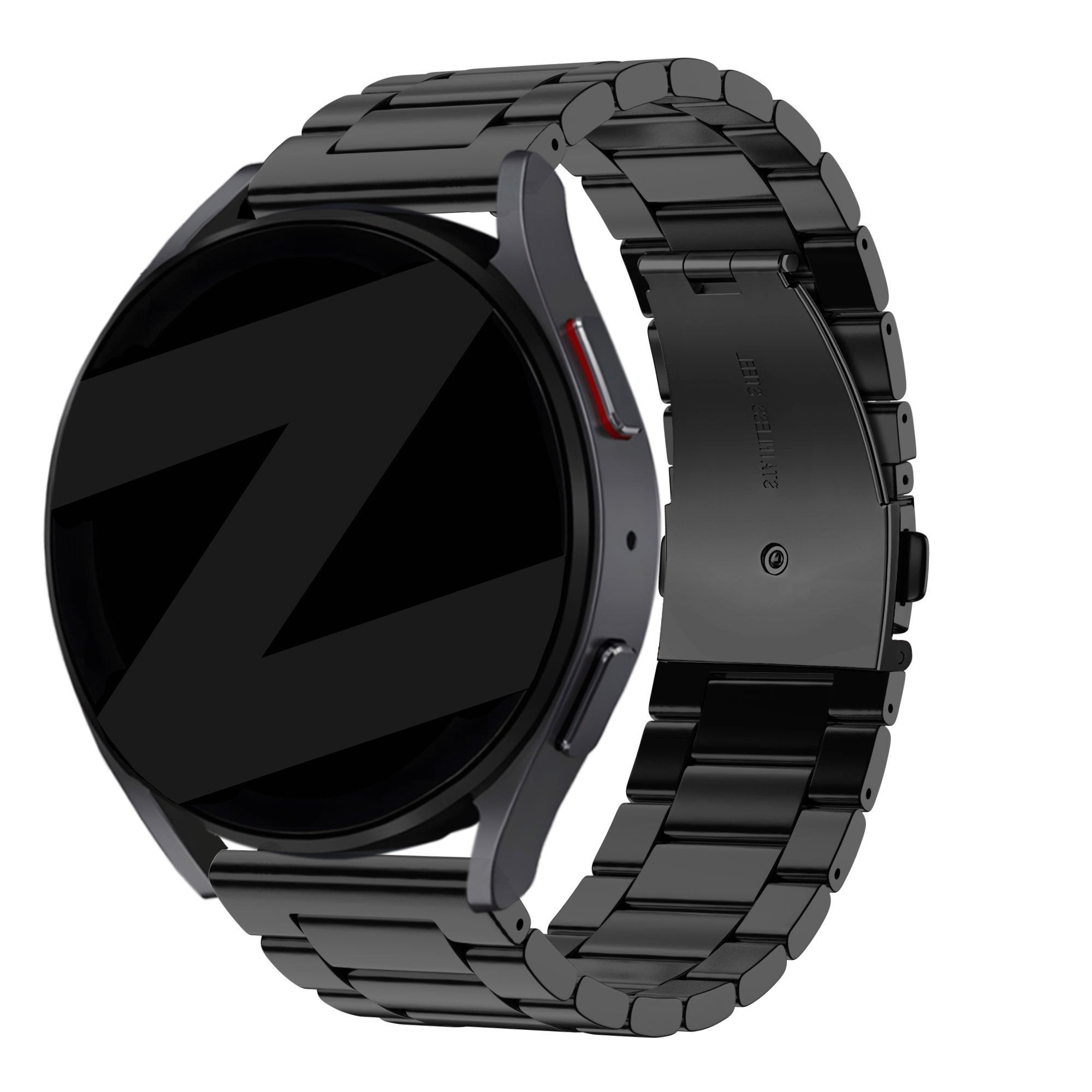 Bandz Bracelet acier 'Classic' Huawei Watch GT 5 Pro 46mm (noir)