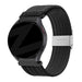 Bandz Bracelet nylon tressé TicWatch 22mm (noir)