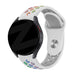 Bandz Bracelet sport "Deluxe" Polar Pacer (blanc/arc-en-ciel)