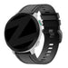 Bandz Garmin Fenix 9 - 43mm Buckled Silicone Strap (Black)