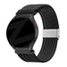 Bandz Bracelet nylon tressé Garmin Venu 2 (noir)