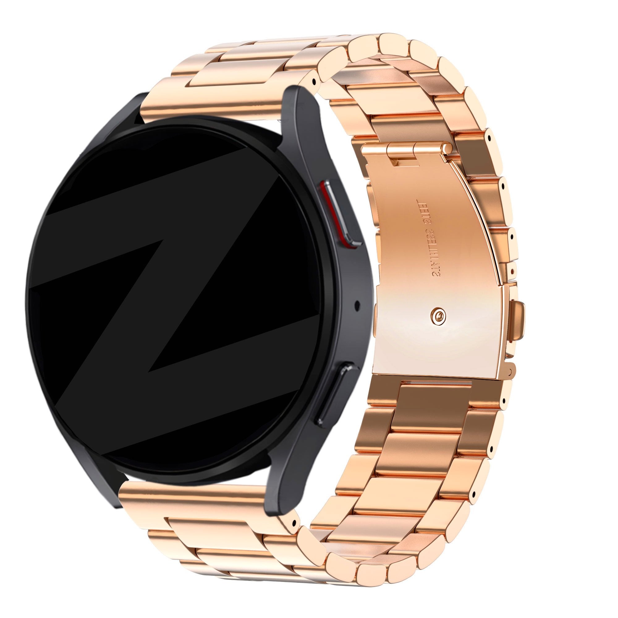 Bandz Bracelet acier 'Classic' Garmin Venu SQ (rose or)