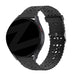 Bandz Bracelet silicone avec motif floral Polar Ignite 2 (noir)
