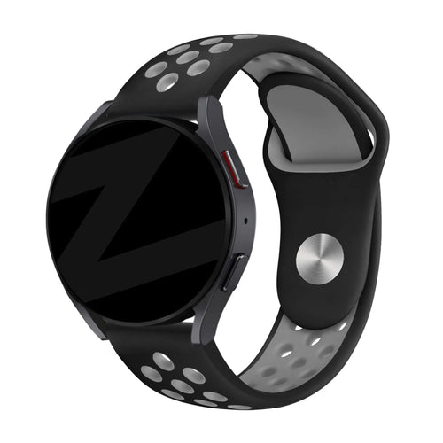 Bandz Bracelet sport 'Deluxe' Amazfit Bip 6 (noir/gris)