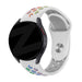 Bandz Bracelet sport "Deluxe" Huawei Watch GT 3 42mm (blanc/arc-en-ciel)