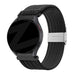 Bandz Bracelet nylon tressé Amazfit Bip U (Pro) (noir)