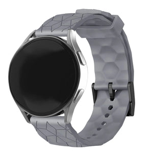 Motorola Moto Watch - 47mm Silicone Strap Hexagons (Grey)