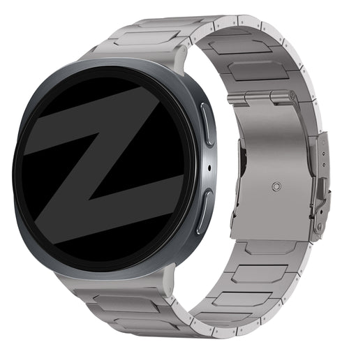 Bandz Bracelet titane 'Deluxe' Samsung Galaxy Watch 8 Classic (titane)