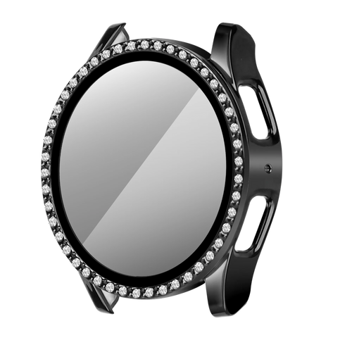 Coque diament avec verre Samsung Galaxy Watch 7 - 40mm (noir)