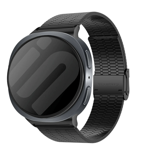 Bracelet acier fine Samsung Galaxy Watch 8 Classic (noir)