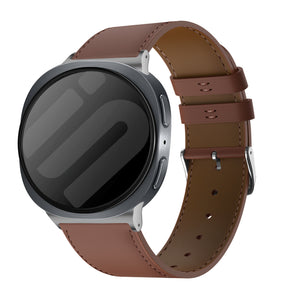 Bracelet cuir moderne Samsung Galaxy Watch 9 - 44mm (marron)