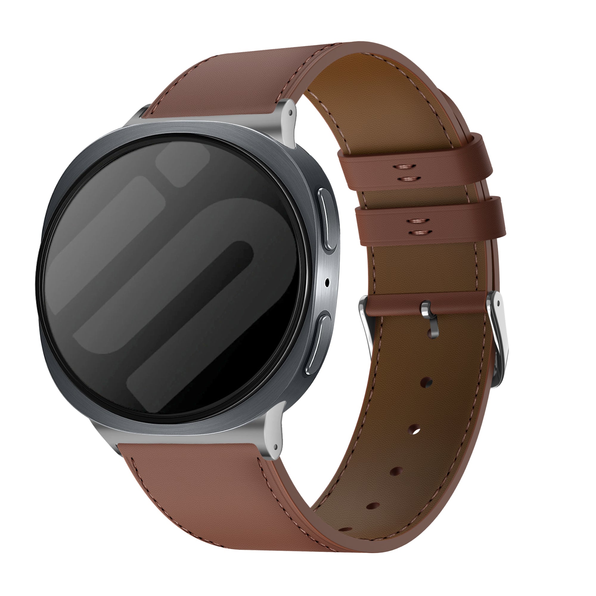 Bracelet cuir moderne Samsung Galaxy Watch 9 - 40mm (marron)
