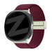 Bandz Bracelet tissé magnétique Samsung Galaxy Watch 8 Classic (bordeaux)